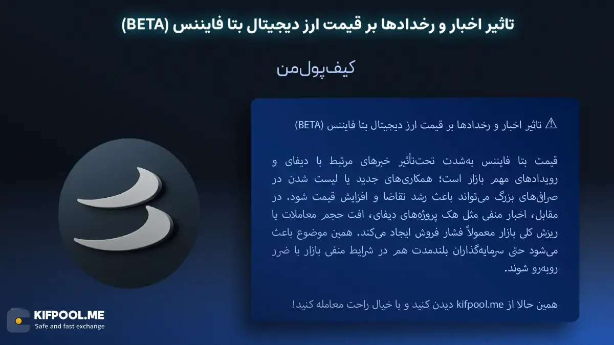 خرید ارز بتا فایننس|بهترین صرافی ارز دیجیتال|ترید ارز دیجیتال |قیمت ارز BETA| خرید ارز دیجیتال بدون محدودیت | خرید آنی ارز دیجیتال| صرافی کیف پول من