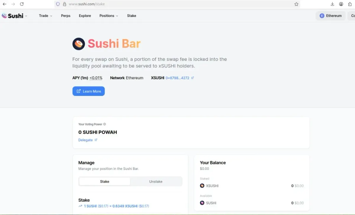 استیکینگ ارز دیجیتال سوشی و فرآیند کشت سود برای دریافت پاداش بیشتر | صرافی کیف پول من
