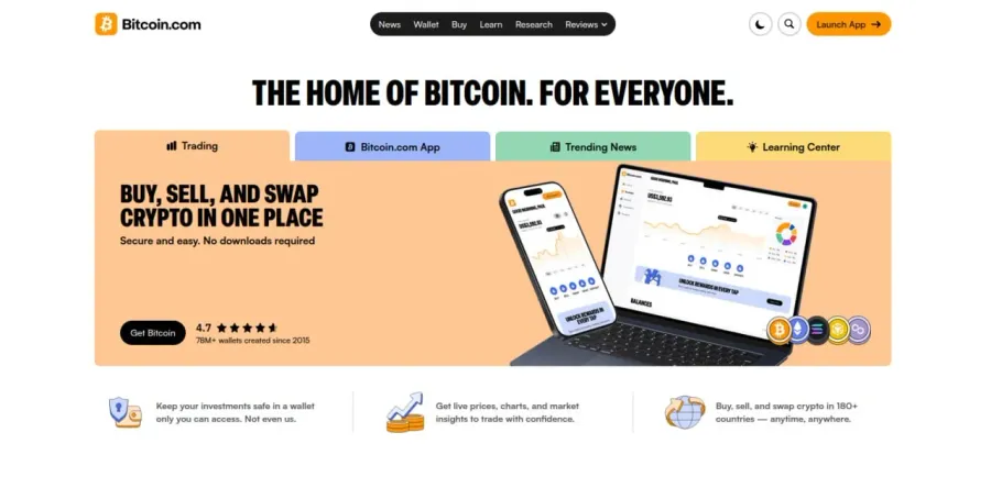 بنیانگذاری و مدیریت وبسایت Bitcoin.com و کیف پولهای مرتبط | کیف پول من