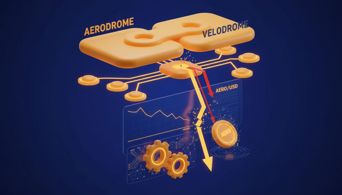 تحلیل دلایل کاهش قیمت ارز دیجیتال AERO پس از ادغام Aerodrome Finance