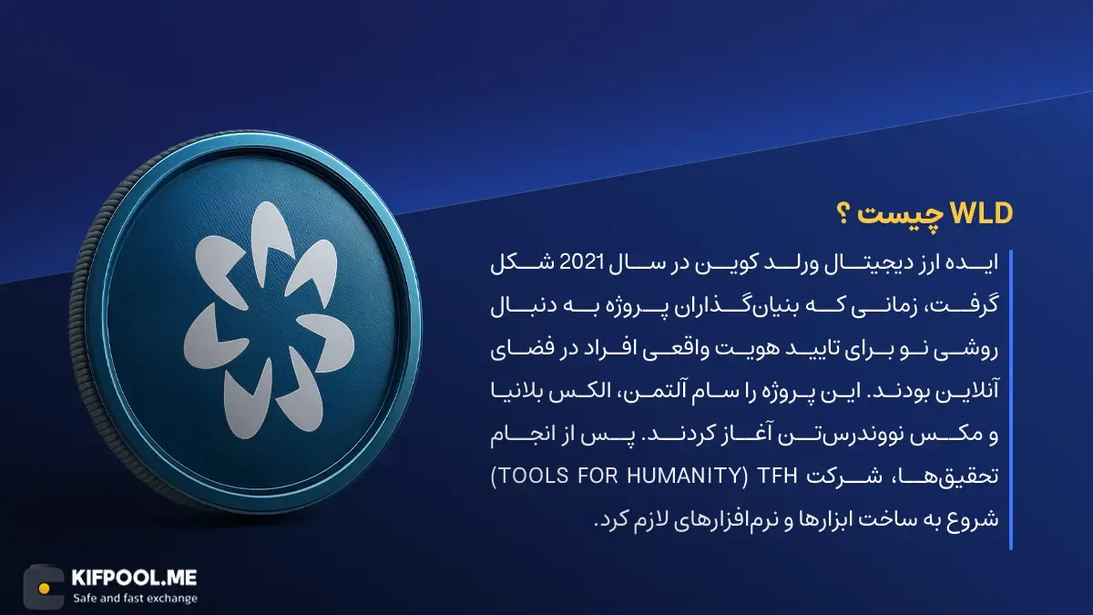 ارز دیجیتال WorldCoin چیست؟ | خرید و فروش WLD| خرید سریع ارز ورلد کوین| صرافی ارز دیجیتال کیف پول من