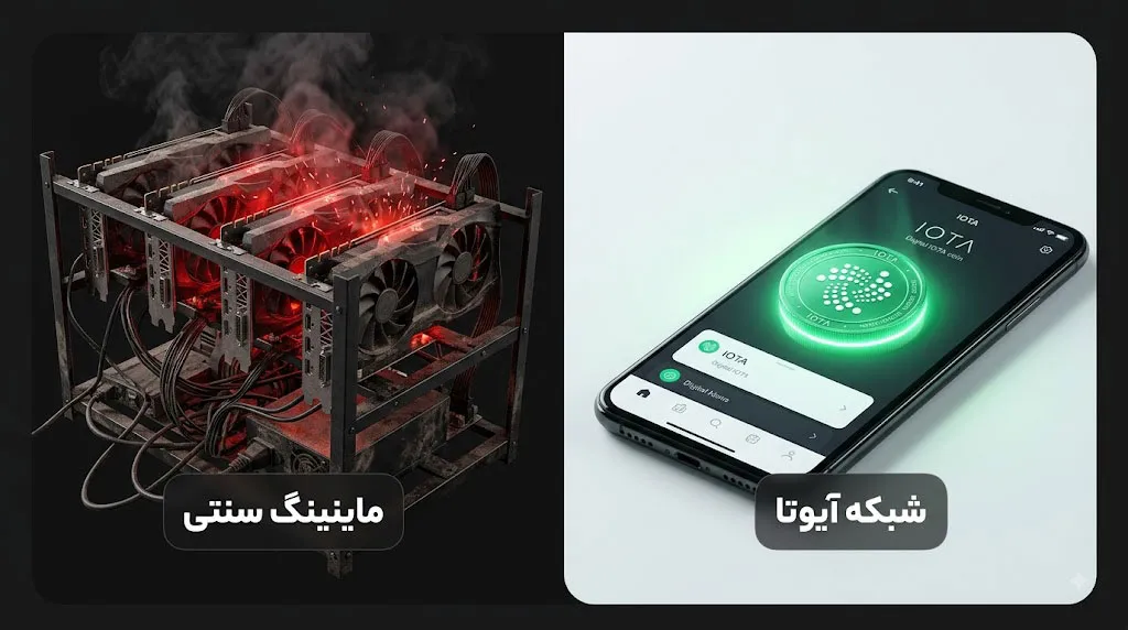 آیوتا (IOTA) چیست؟ | آیا امکان استخراج ارز آیوتا وجود دارد؟ | خرید ارز ایوتا | صرافی کیف پول من