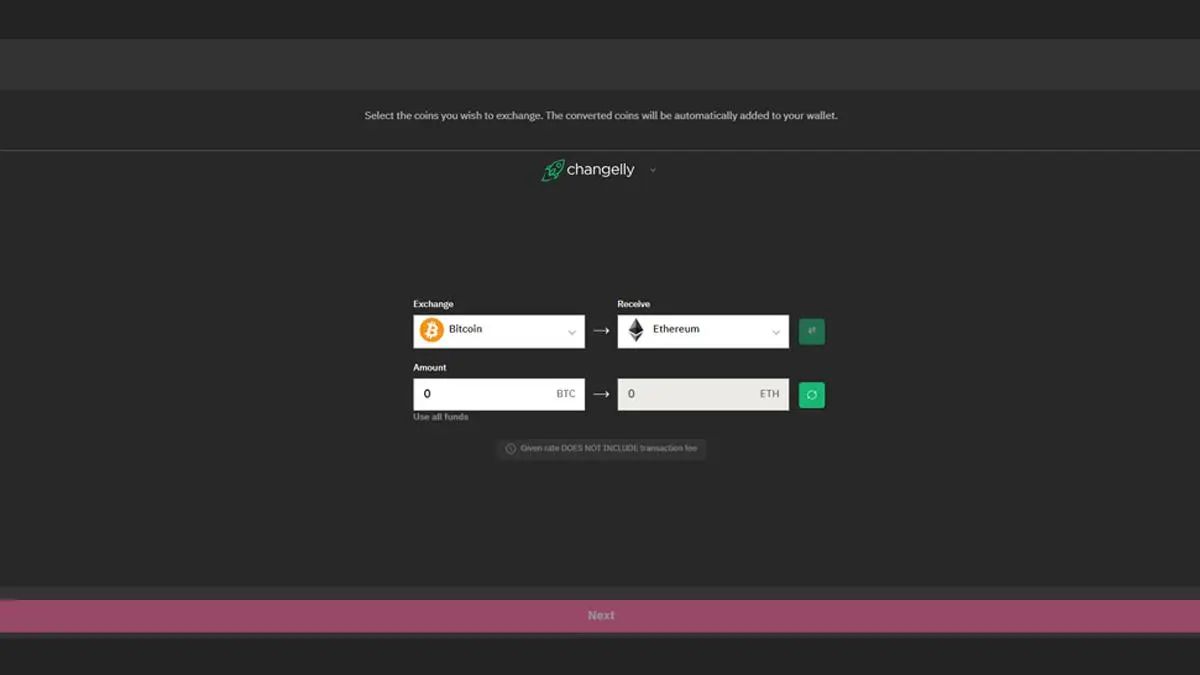 آموزش تبدیل ارزها به یکدیگر در داخل کیف پول (Exchange/Swap) | صرافی کیف پول من