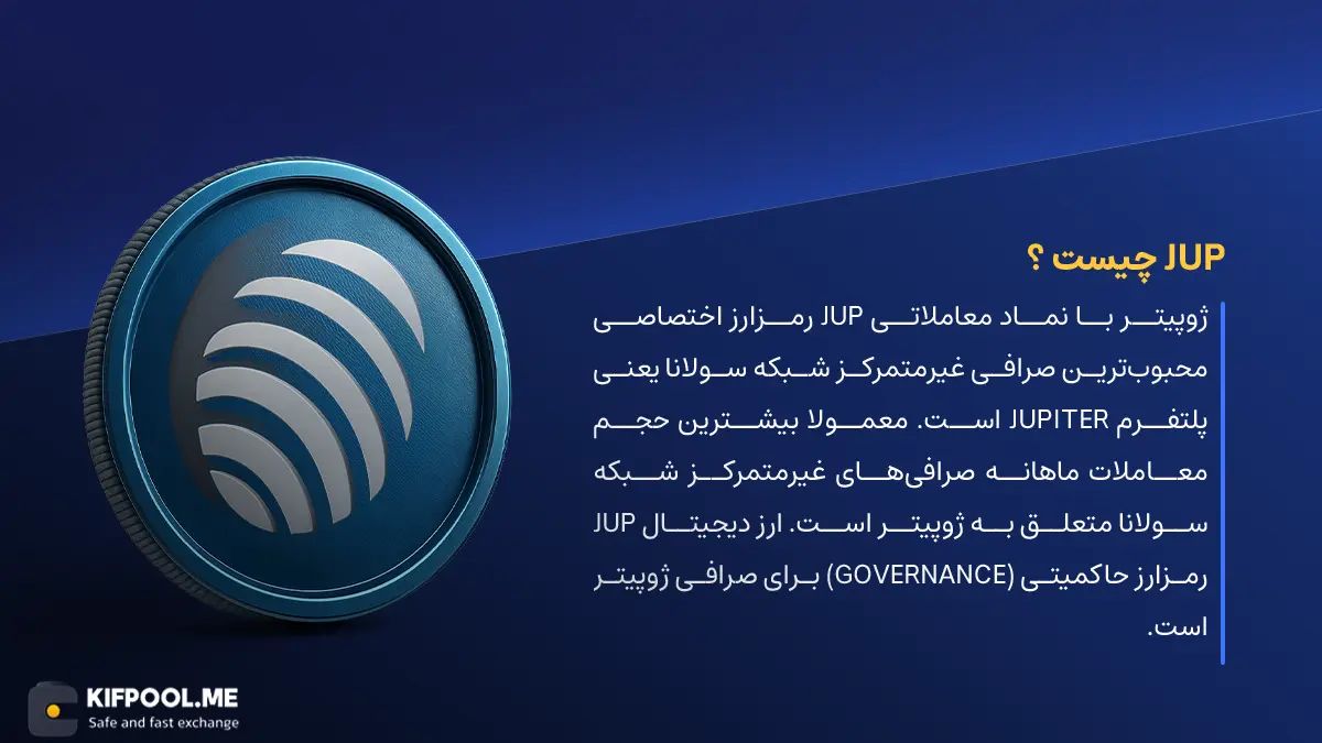 ارز دیجیتال Jupiter چیست؟ | خرید و فروش JUP| خرید سریع ارز ژوپیتر| صرافی ارز دیجیتال کیف پول من