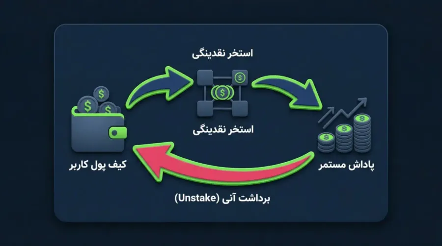 استیکینگ منعطف چگونه باعث درآمدزایی میشود؟ | صرافی کیف پول من