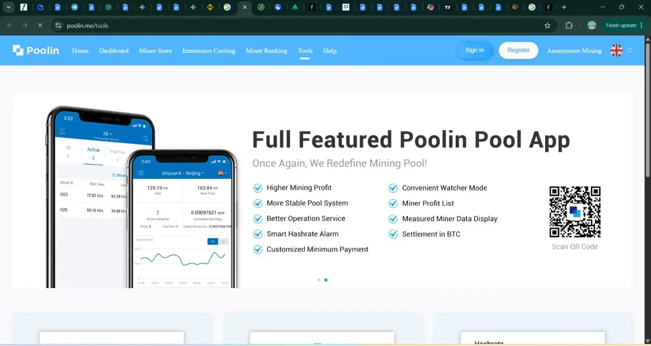 استخر پولین (Poolin) | صرافی کیف پول من
