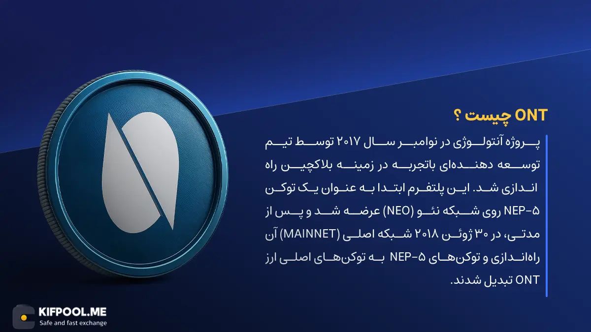 ارز دیجیتال Ontology چیست؟ | خرید و فروش ONT| خرید سریع ارز آنتولوژی| صرافی ارز دیجیتال کیف پول من