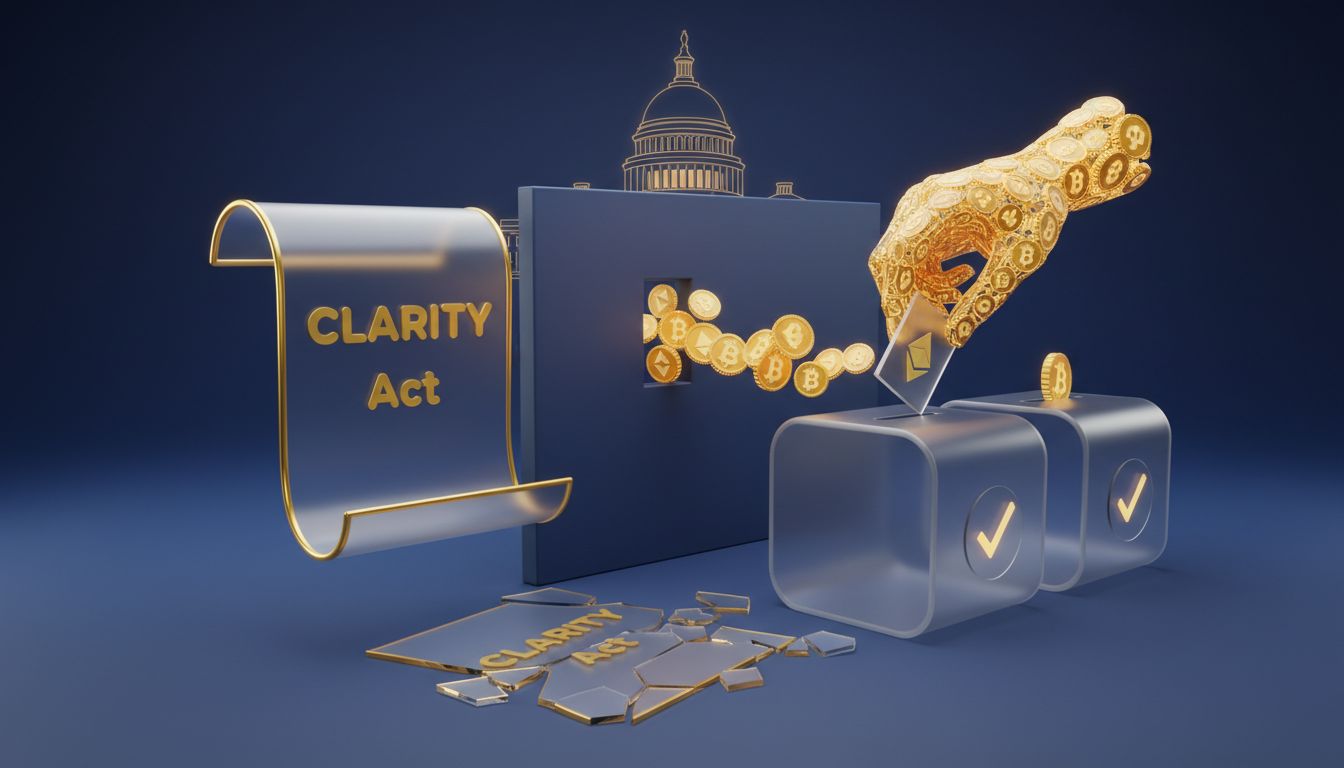 شکست لایحه کریپتو CLARITY در سنا؛ لابی کریپتو به انتخابات روی آورد