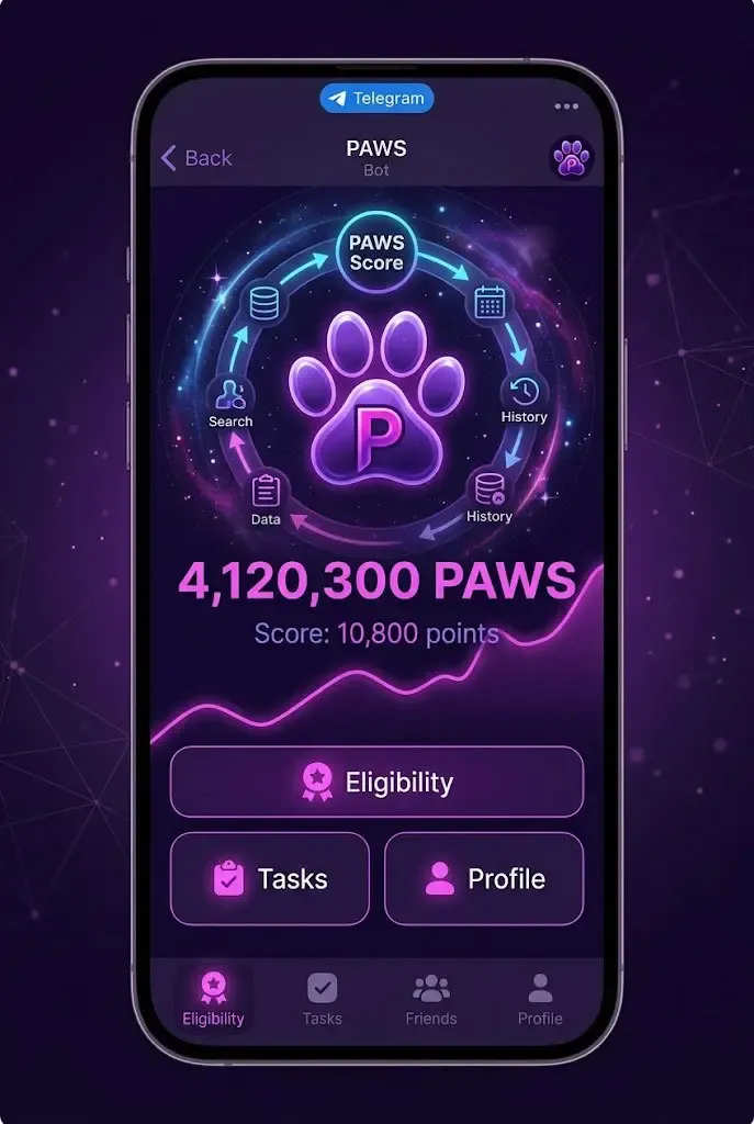 ربات پاز (PAWS) | صرافی کیف پول من