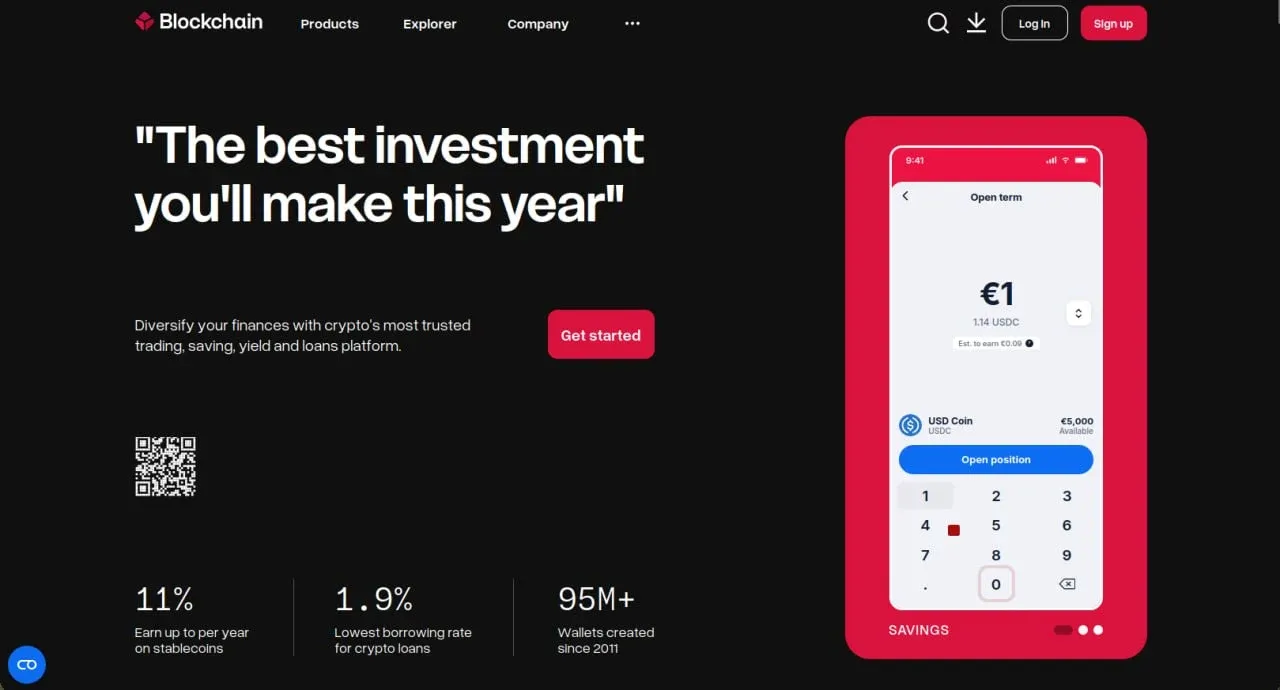 پلتفرم‌های تکنولوژی بلاک چین مانند The Block و Blockchain.com | کیف پول من