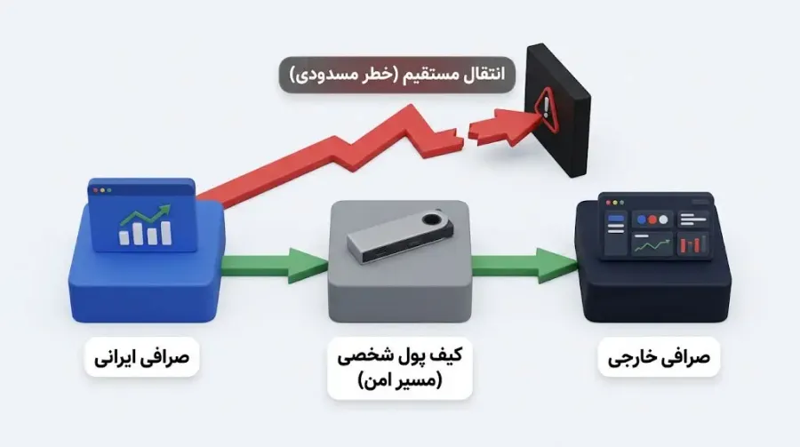 راهکارهای امنیتی برای انجام معاملات روزانه تتری در صرافیهای بینالمللی | صرافی کیف پول من