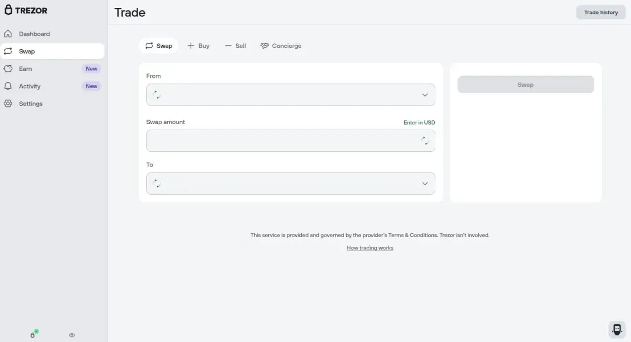 نرم‌افزار ترزور سوئیت (Trezor Suite) | صرافی کیف پول من