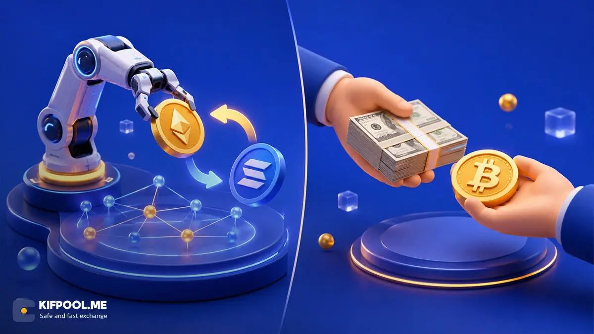 مقایسه صرافی غیرمتمرکز و همتابه‌همتا؛ چرا P2P با DEX تفاوت دارد؟