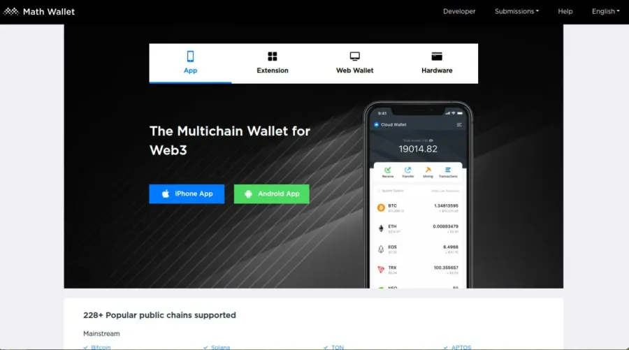 Math Wallet چیست و چه کاربردی دارد؟ | صرافی کیف پول من