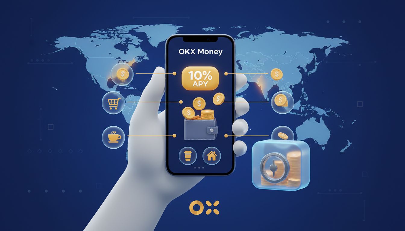 صرافی OKX از اپلیکیشن پرداخت با سود ۱۰ درصدی استیبل‌کوین رونمایی کرد
