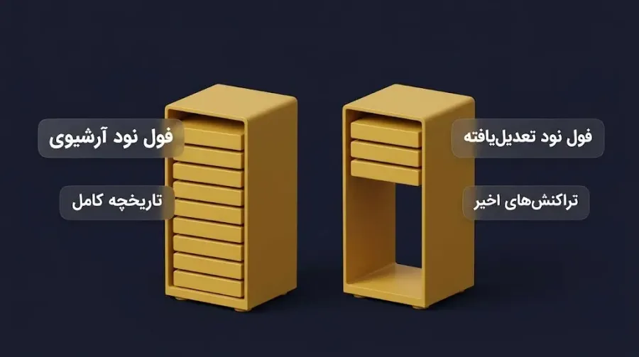 فول نود تعدیل یافته (Pruned Full Node) | صرافی کیف من