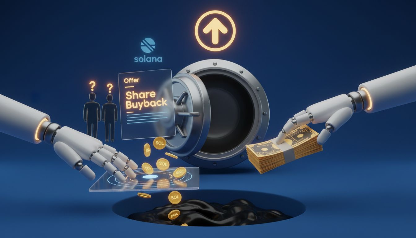 شرکت SkyAI تمام ذخایر سولانای خود را فروخت و پیشنهاد بازخرید سهام داد