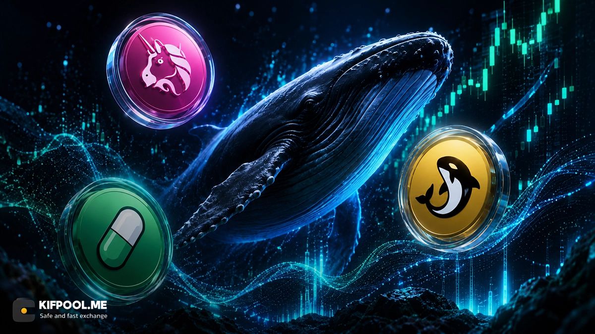 خرید سه آلت‌کوین توسط نهنگ‌ها در سپتامبر ۲۰۲۶؛ UNI، ORCA و PUMP زیر ذره‌بین بازار