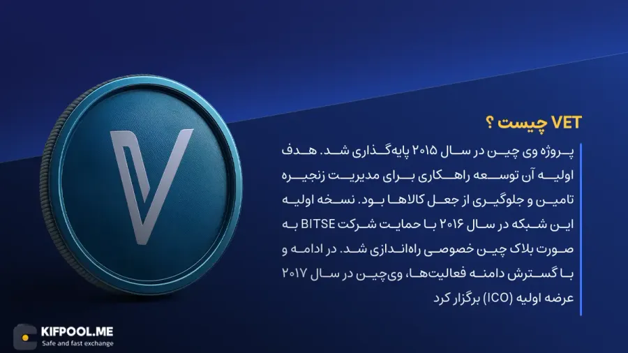 ارز دیجیتال VET چیست؟ | خرید و فروش VeChain | خرید سریع ارز وی چین| صرافی ارز دیجیتال کیف پول من
