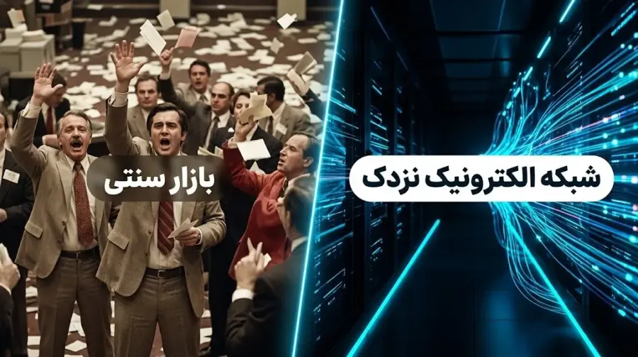 آشنایی با بورس نزدک و ساختار تمام الکترونیک آن | صرافی کیف پول من