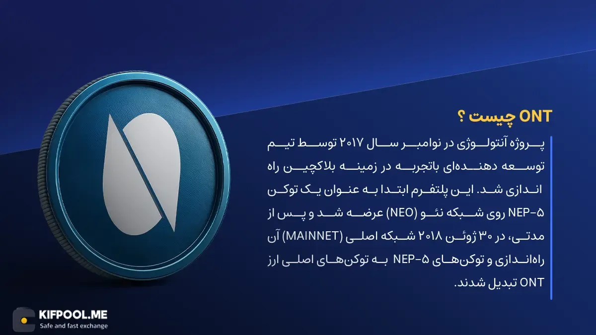 ارز دیجیتال Ontology چیست؟ | خرید و فروش ONT| خرید سریع ارز آنتولوژی| صرافی ارز دیجیتال کیف پول من