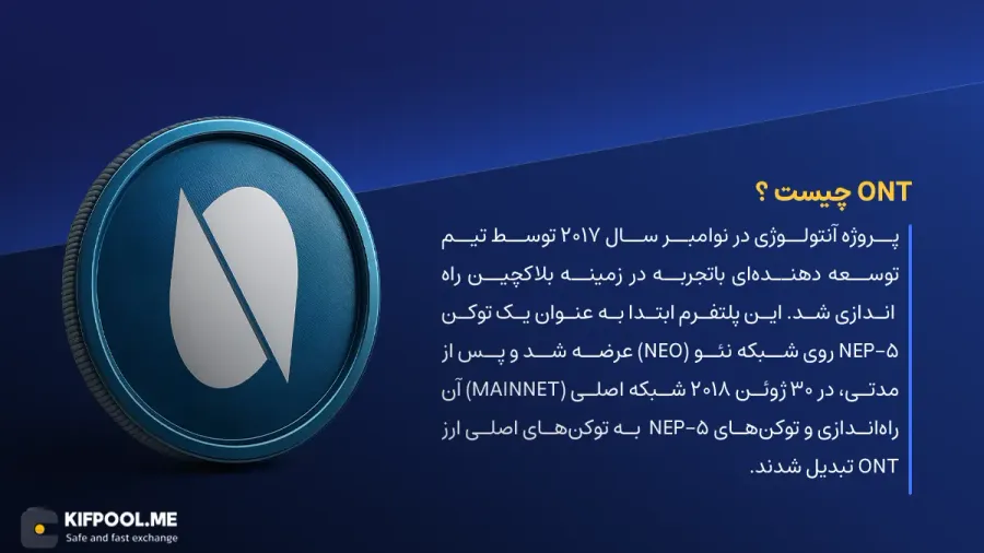 ارز دیجیتال Ontology چیست؟ | خرید و فروش ONT| خرید سریع ارز آنتولوژی| صرافی ارز دیجیتال کیف پول من