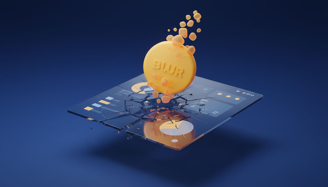 سقوط ۲۹ درصدی قیمت BLUR با اعلام تعطیلی وب‌سایت بازار NFT بلر