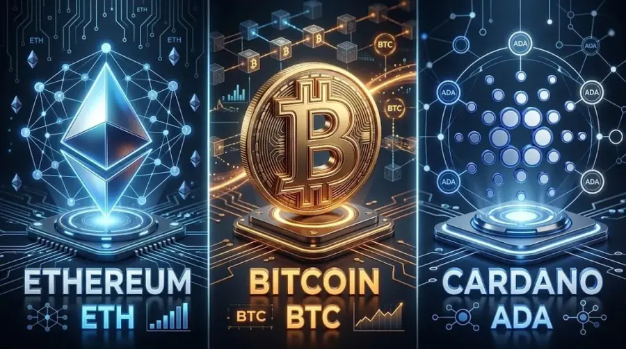 بیت کوین | اتریوم | کاردانو | صرافی کیف پول من