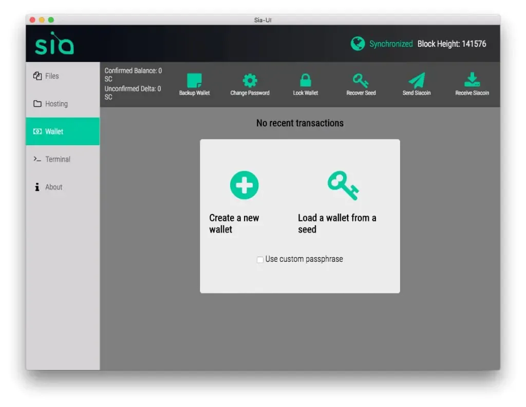 کیف پول رسمی Sia-UI برای دسکتاپ | صرافی کیف پول من
