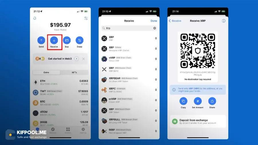 تراست ولت | صرافی کیف پول من