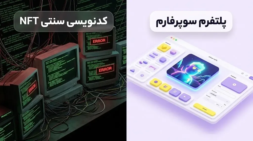 ساخت و راه‌اندازی آسان NFT بدون نیاز به دانش برنامه‌نویسی | صرافی کیف پول من