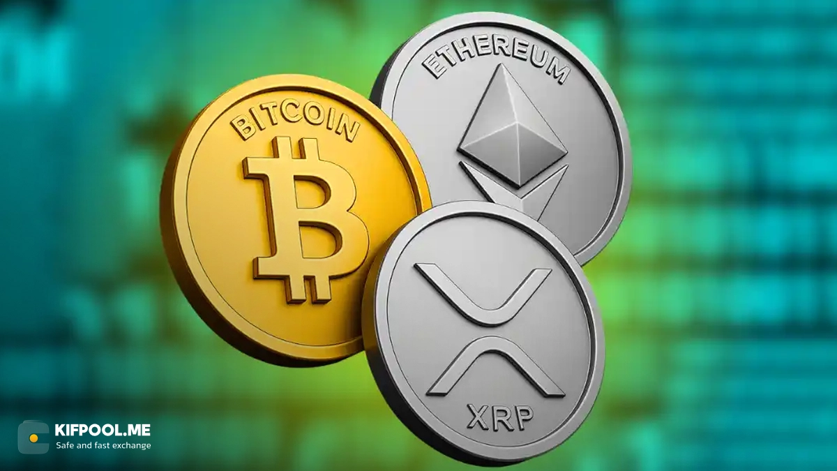 چرا قیمت بیت‌کوین، اتریوم و ریپل امروز کاهش یافت؟