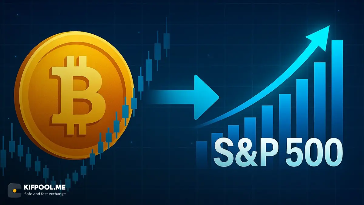 مقایسه بیتکوین و شاخص S&P 500