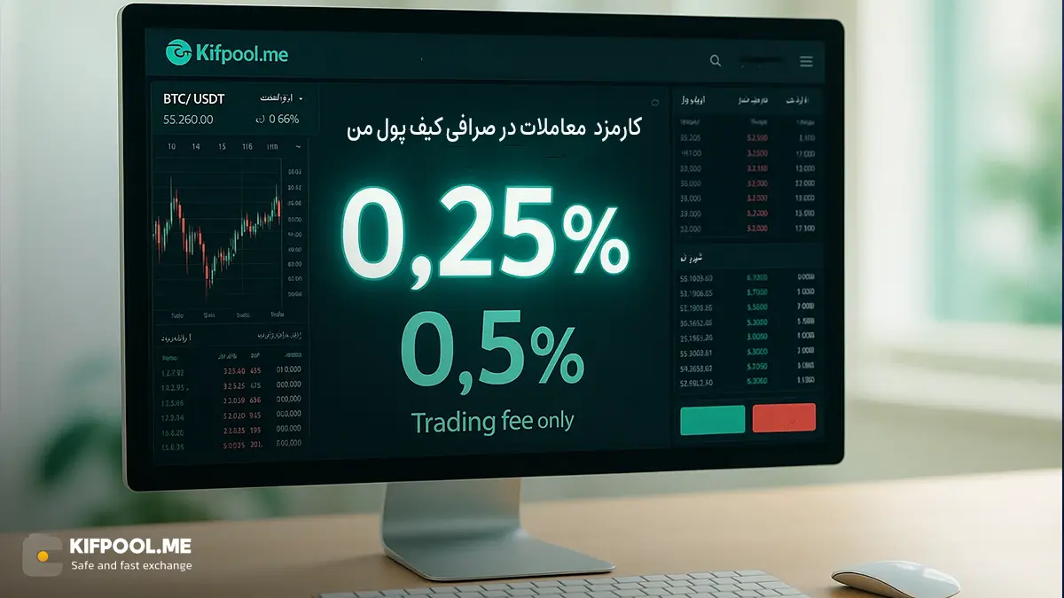 معرفی کارمزدها در خرید و فروش ارزهای دیجیتال صرافی کیف پول من