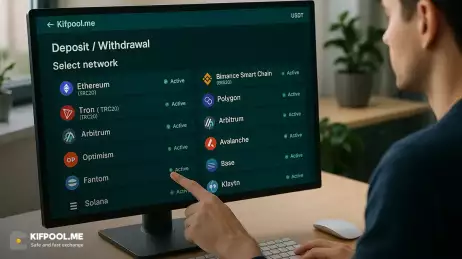 کیف پول من؛ صرافی با بیشترین شبکه برای واریز و برداشت ارز دیجیتال