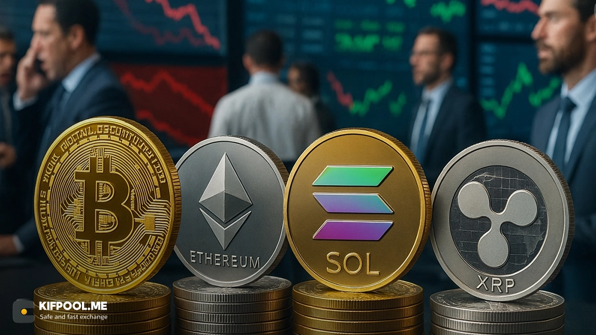 بازگشت بازار: آینده قیمت بیت‌ کوین، اتریوم، ریپل و سولانا چه می‌شود؟