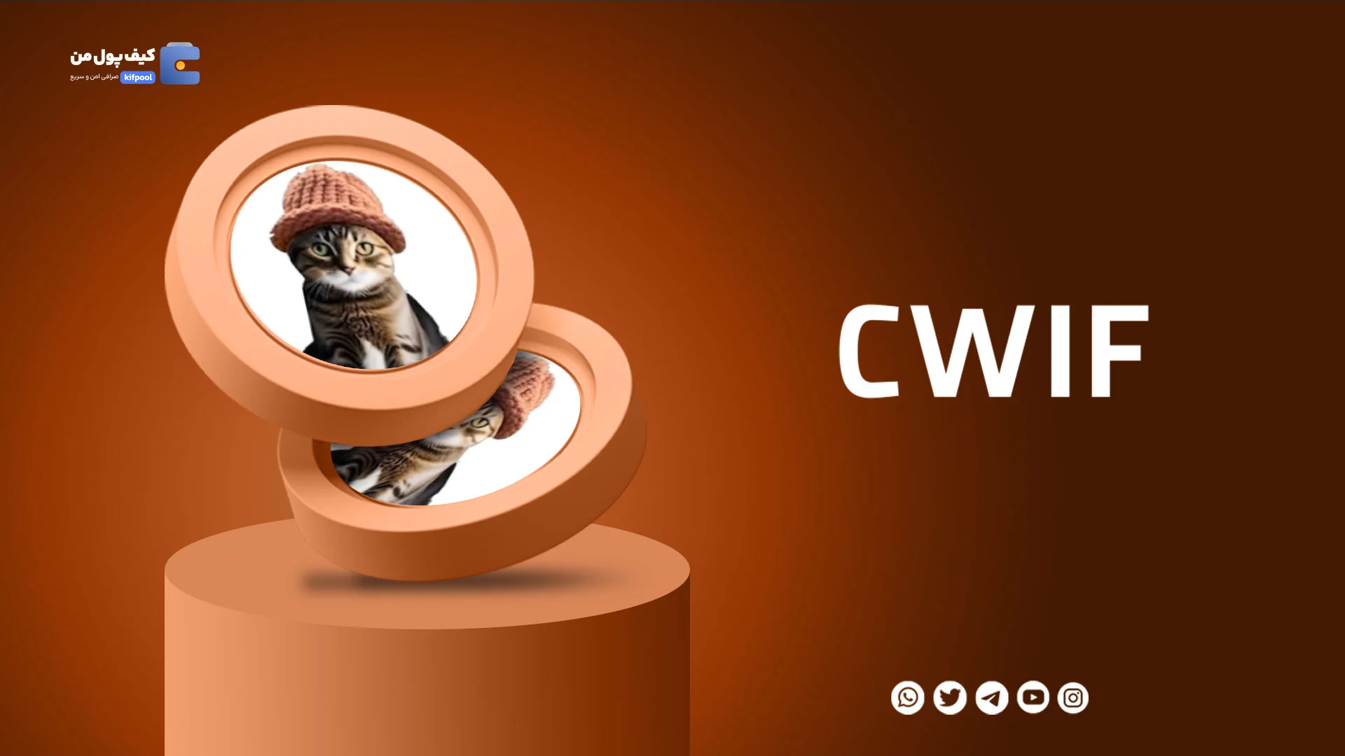 خرید و فروش ارز دیجیتال کت ویف هت CWIF با کمترین کارمزد در صرافی کیف پول من