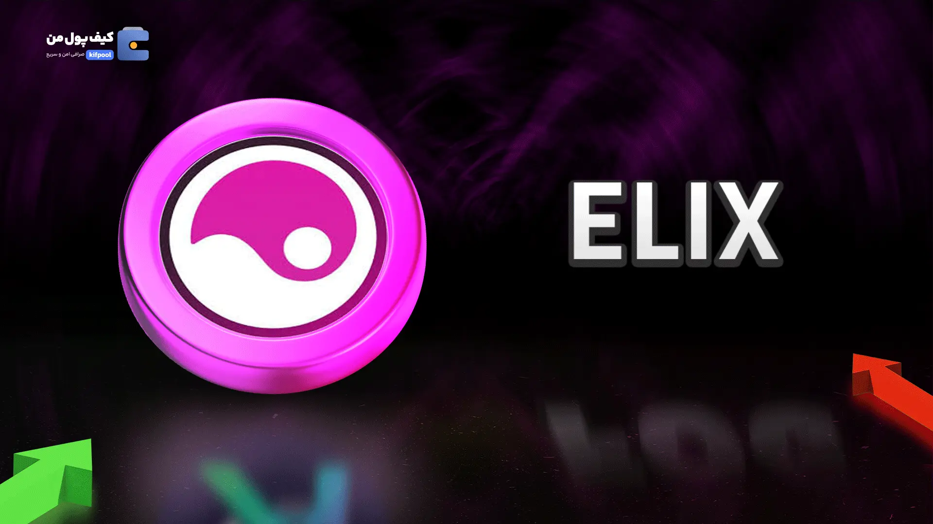 خرید ریالی و تومانی ارز دیجیتال ELIXاز صرافی کیف پول من