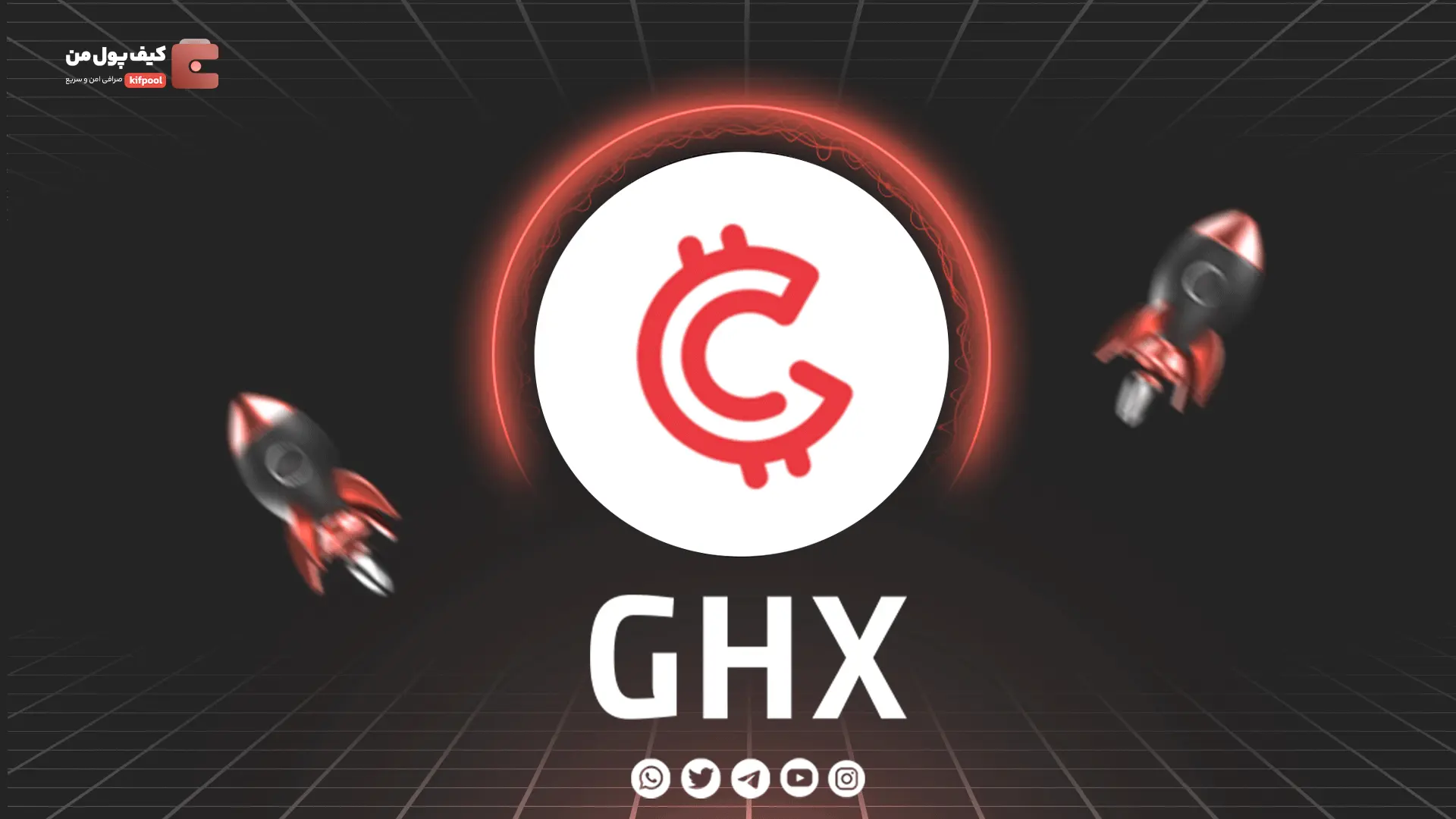 خرید و فروش ارز دیجیتال GHX | همراه با نمودار حرفه ای | کیف پول من