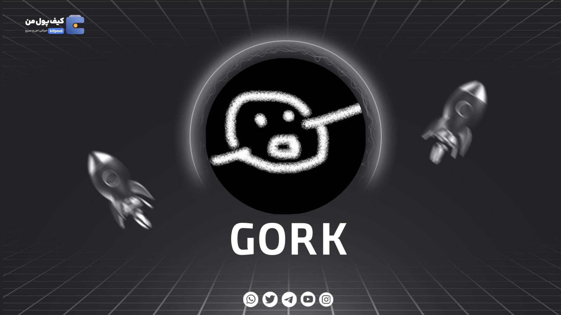 خرید و فروش ارز دیجیتال گورک GORK با کمترین کارمزد در صرافی کیف پول من