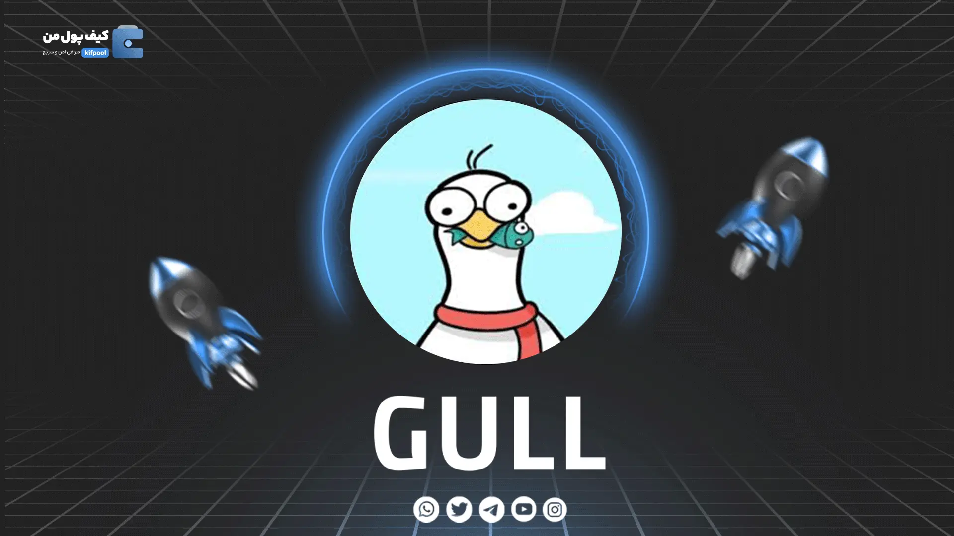 خرید و فروش ارز دیجیتال Gull Network | همراه با نمودار حرفه ای | کیف پول من