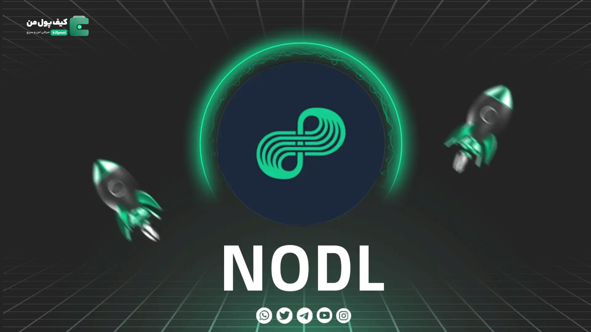 خرید و فروش ارز دیجیتال NODL | همراه با نمودار حرفه ای | کیف پول من