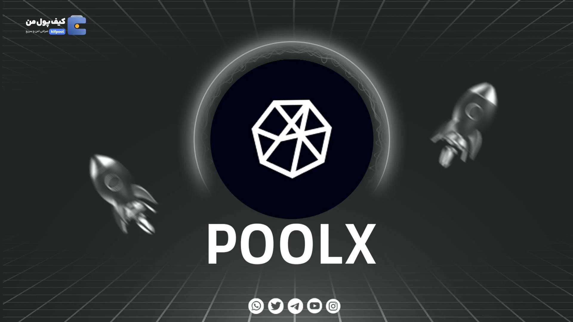 نمودار لحظه ای ارز دیجیتال پولز فایننس POOLX در صرافی کیف پول من