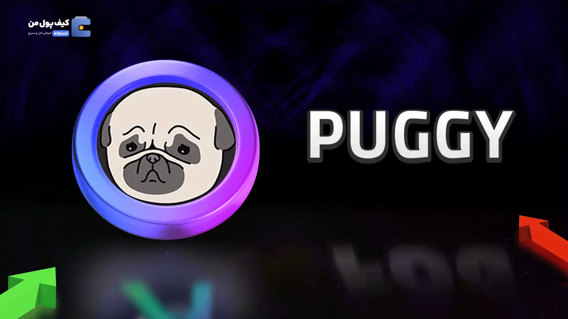 خرید ریالی و تومانی ارز دیجیتال PUGGYاز صرافی کیف پول من