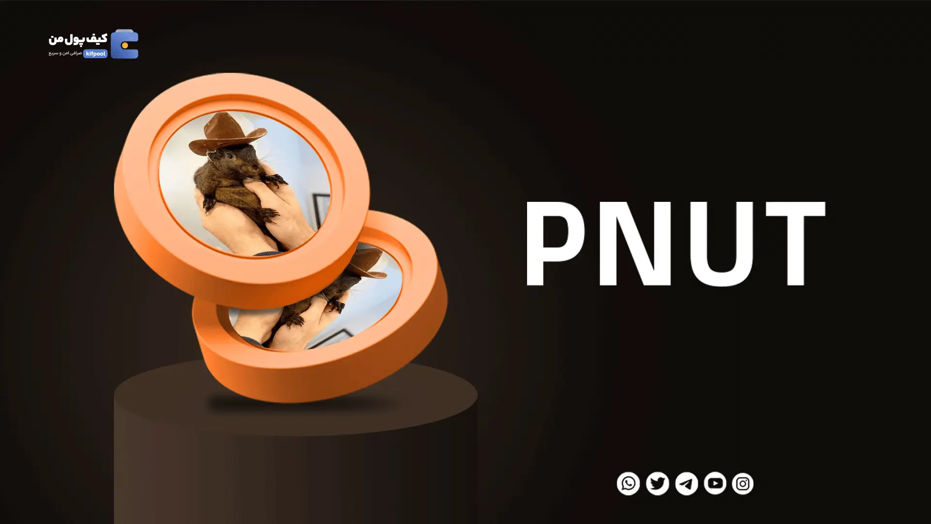 خرید ارز دیجیتال PNUT با کمترین کارمزد | واریز انی به کیف پول