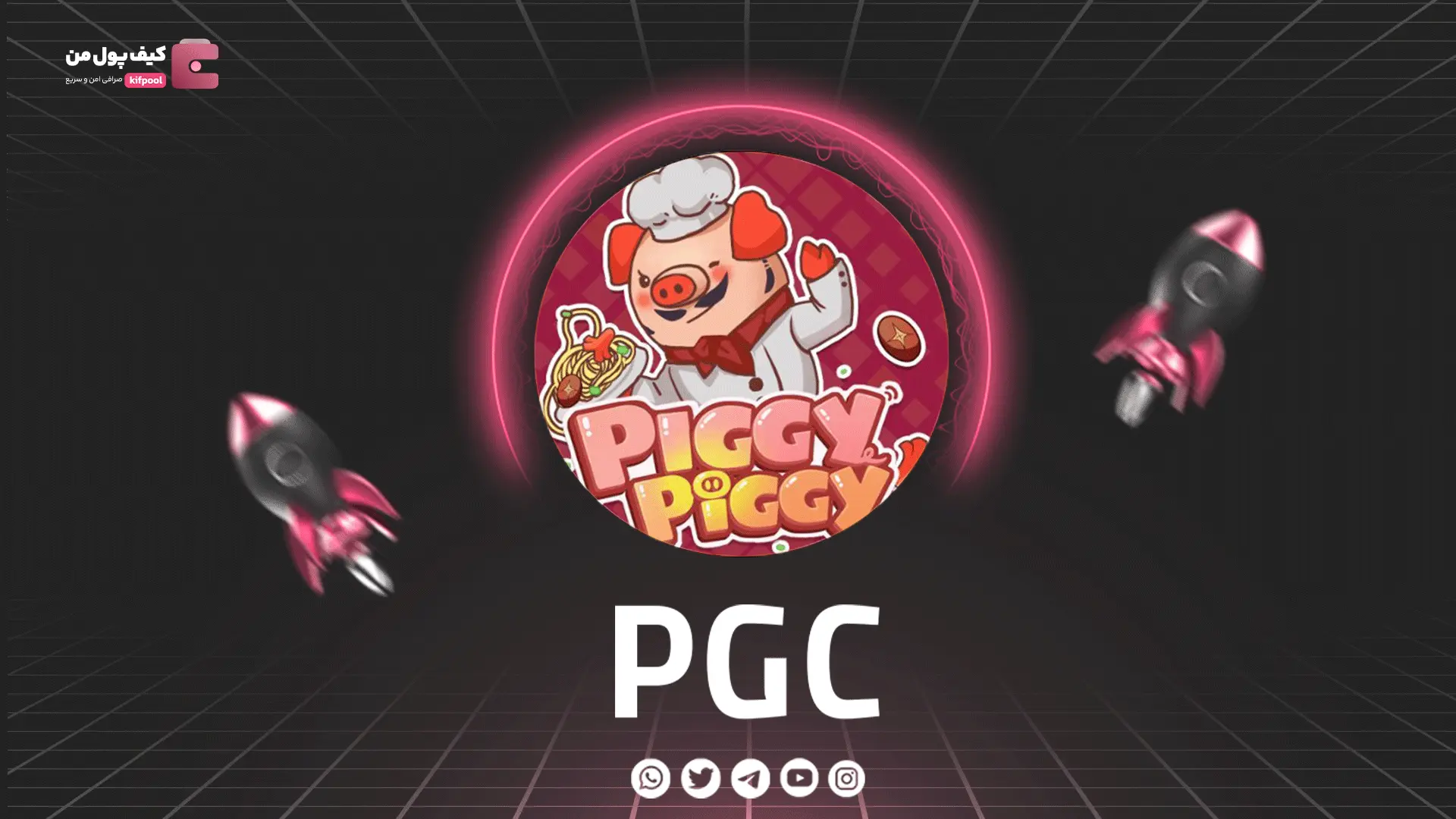 خرید و فروش ارز دیجیتال PiggyPiggy | همراه با نمودار حرفه ای | کیف پول من