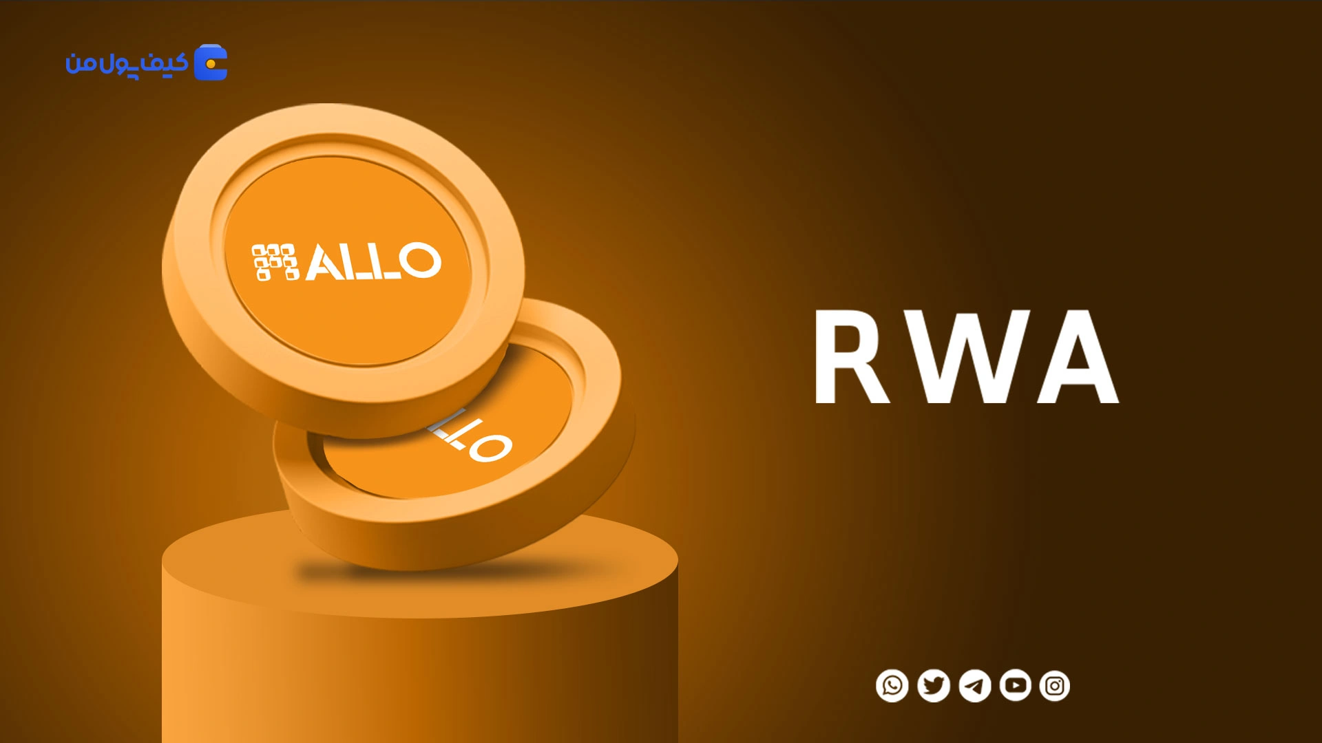 نمودار لحظه ای ارز دیجیتال آلو RWA | صرافی کیف پول من