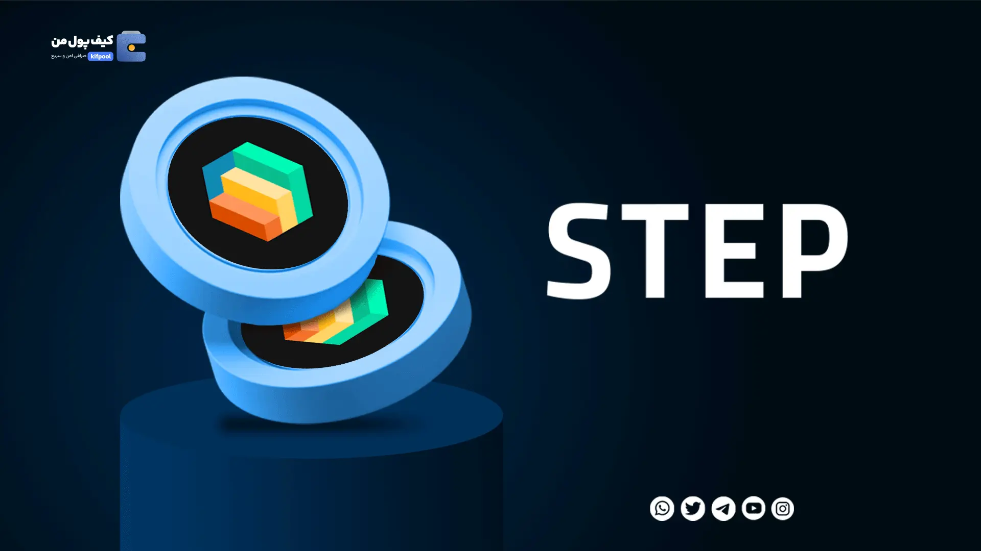 خرید و فروش ارز دیجیتال STEP | همراه با نمودار حرفه ای | کیف پول من