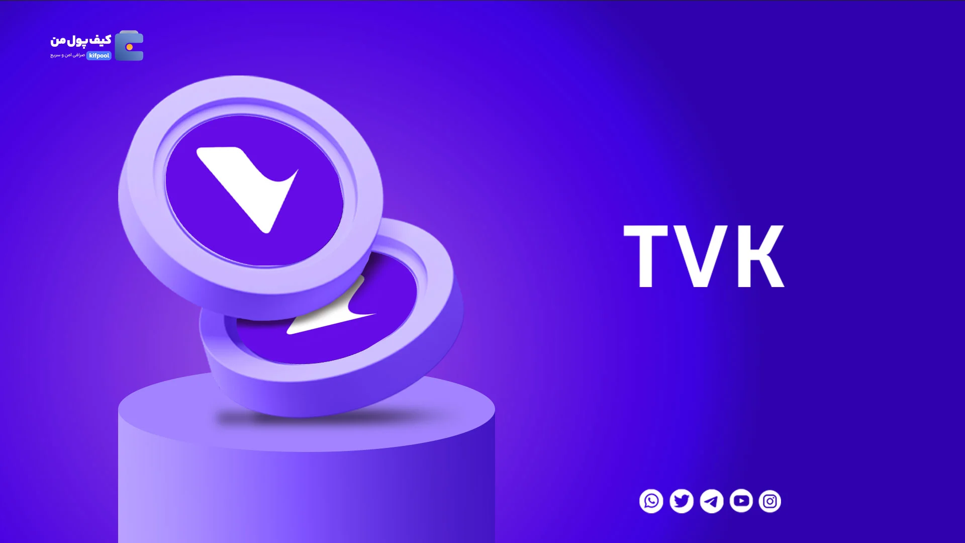 خرید و فروش ارز دیجیتال ترا TVK با کمترین کارمزد در صرافی کیف پول من