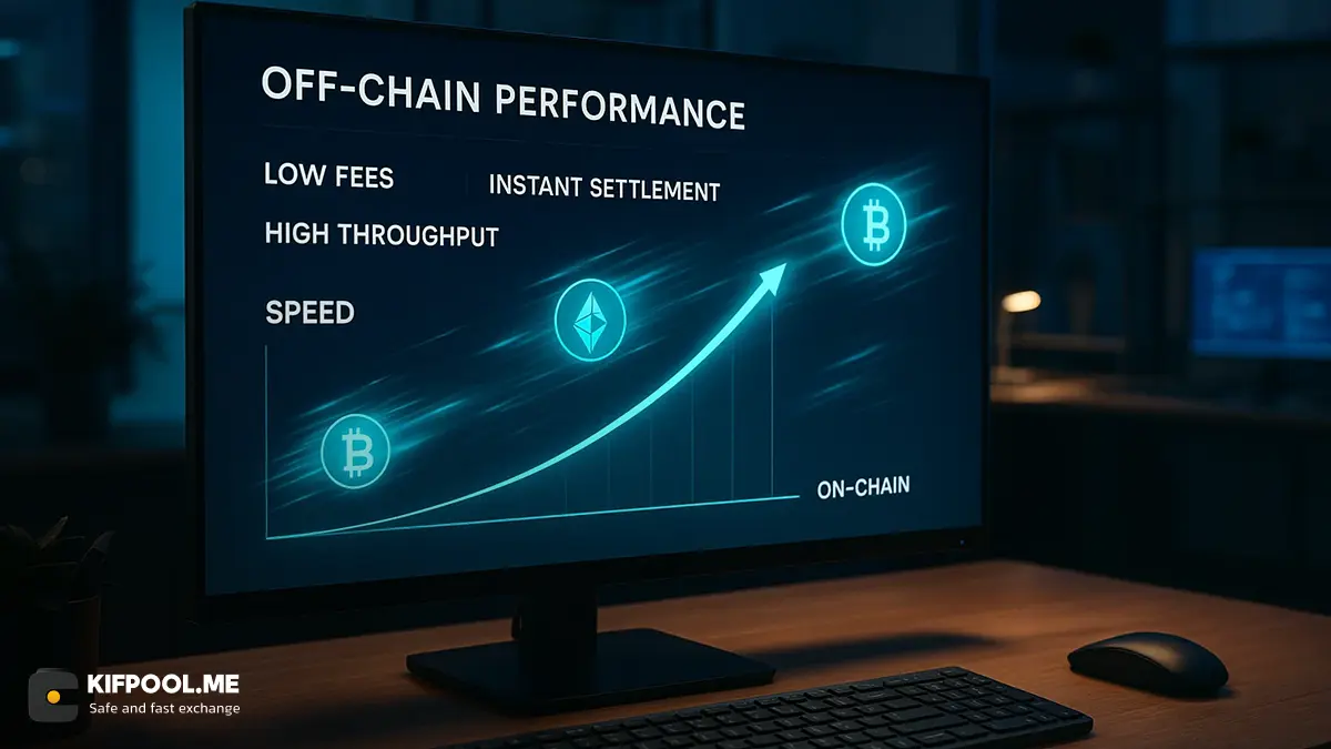 بررسی معاملات آف چین | کاربردهای معاملات اف چین (Off chain) | صرافی ارز دیجیتال کیف پول من